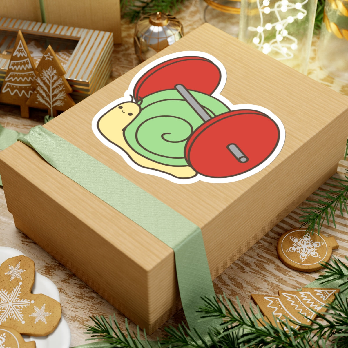 Escargot Squats Too - Sticker