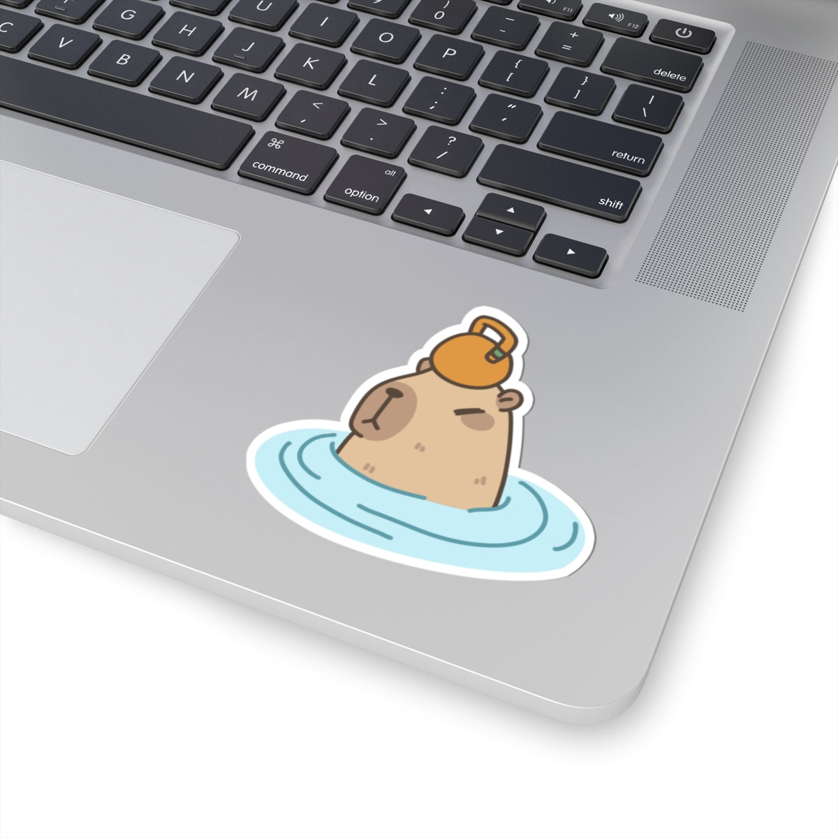 Kettlebell Capybara Sticker